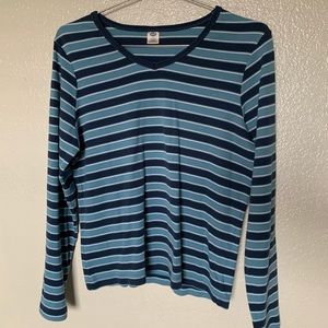 Long sleeve stripped shirt